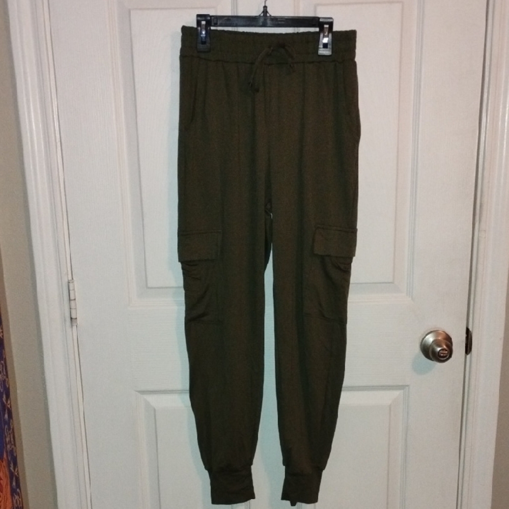 Soho Apparel Olive Green Jogger Pants